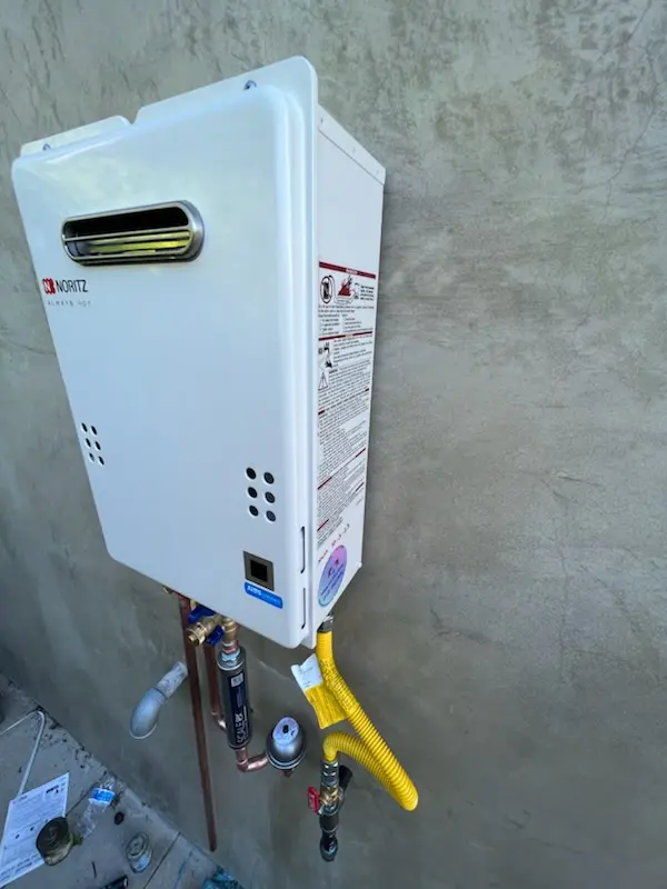 Tankless water heater installation for Stoneman homes